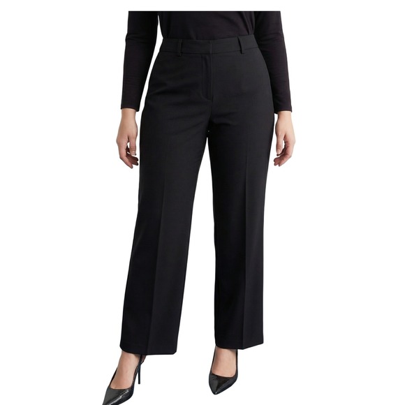Ann Taylor LOFT Pants - Ann Taylor Loft Wide Leg Pants Women 14 Black Excellent Career Trouser Dressy